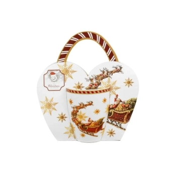 Pl Kubek Classic W Koszyczku Santa On Sleigh