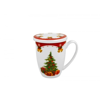 Pl Kubek Z Zaparzaczem Choinka 380 Ml