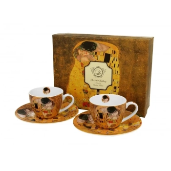 Pl 2 Filiżanki Espresso Ze Spodkami The Kiss
