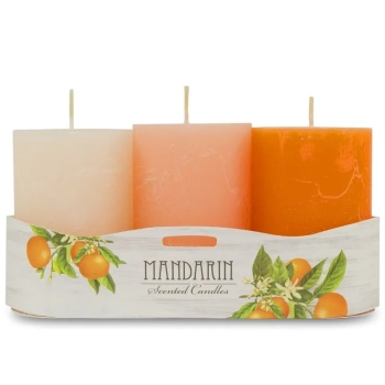 Pl Pomarańcz Orange Świeca 3 Pack Zapachowa-Przec.