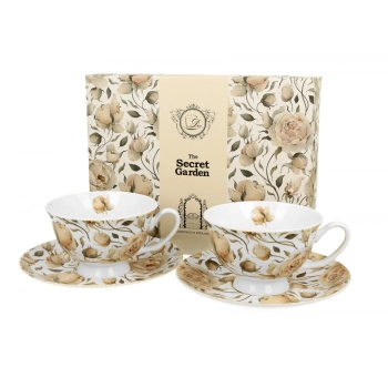 Pl Filiż. Royal Ze Spodkami English Roses Wh 2Szt.