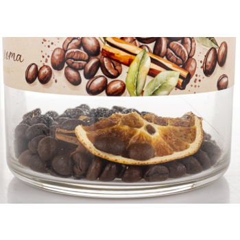 Pl Świeca Duo Coffee Aroma Szkło Małe Kremowy