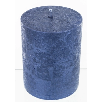 Pl Granat Świeca Rustic Metalic Walec Średni Fi9