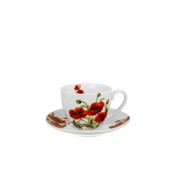 Pl Filiżanka Ze Spodkiem Classic Poppies