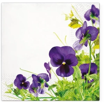 Pl Serwetki Pansies Frame