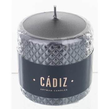 Pl Czerń Świeca Cadiz Mały Walec Fi9