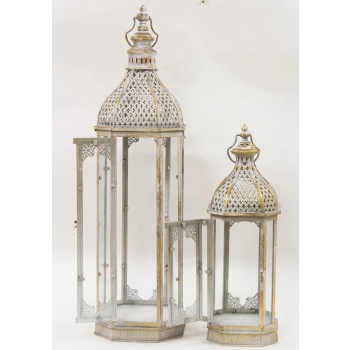 Lampion Metalowy Kpl.2 Szt.