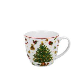 Pl Kubek 460 Ml W Koszyczku Christmas Tree