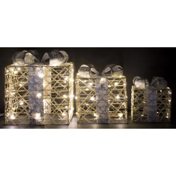 Ozdoba Prezent Led Kpl.3 Szt.
